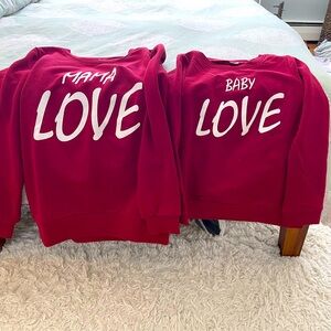 Mommy/Daughter Matching Crew Necks